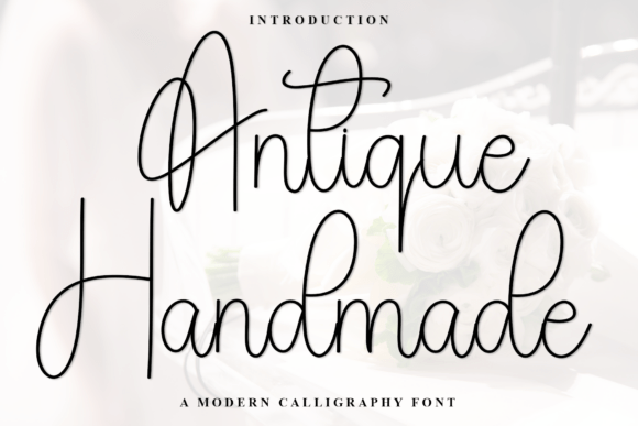 Antique Handmade: A Festive Typeface for Your Brand