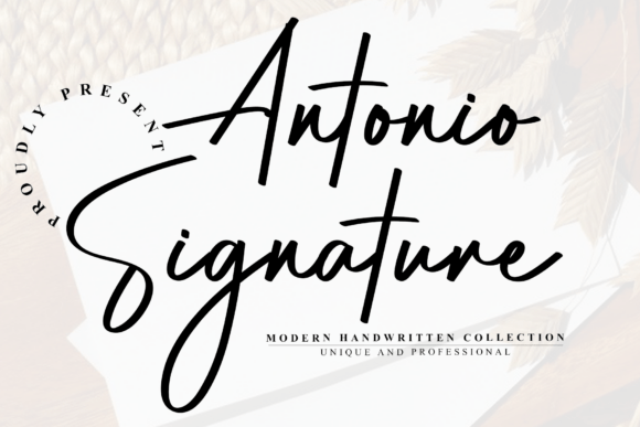 Antonio Signature: A Modern Typeface for Editorial Design