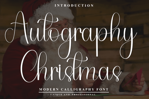 Autography Christmas: The Festive Typeface for Holiday Campaigns