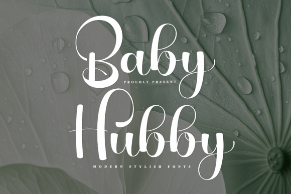 Baby Hubby: A Bold Script Font for Memorable Branding