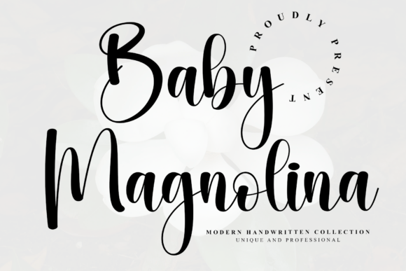 Baby Magnolina: The Perfect Script Font for Handmade Brands
