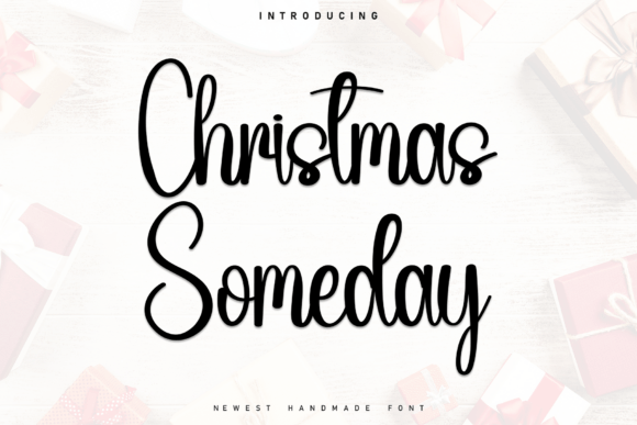 Christmas Someday: A Handwritten Font for Authentic Branding