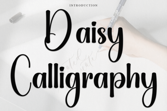 Daisy Calligraphy: A Warm Script Font for Branding