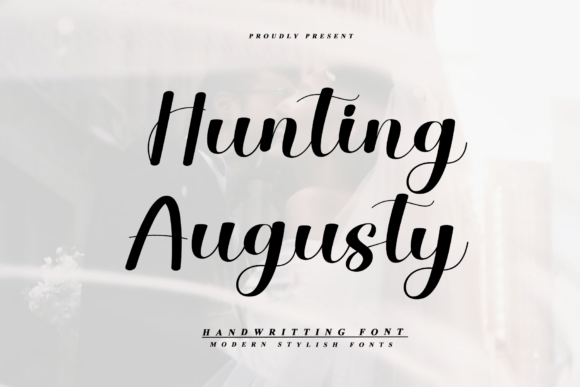 Designing with Hunting Augusty: A Sweet Script Font for Web