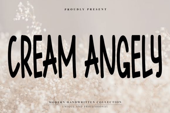 Elevate Your Brand with the Cream Angely Typeface
