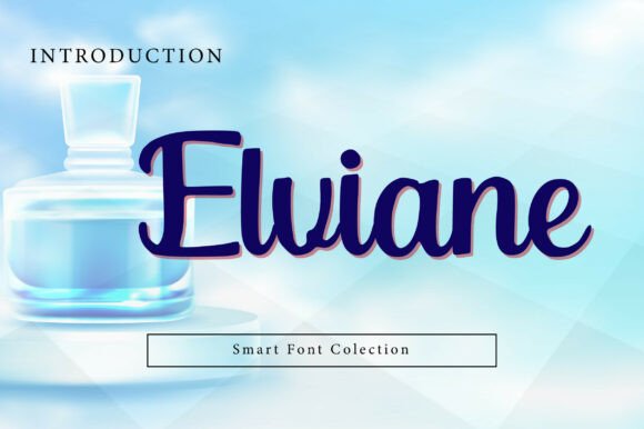 Elviane: A Modern Script Font for Editorial Design