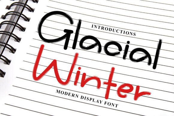 Glacial Winter: The Handwritten Font for Bold Campaigns