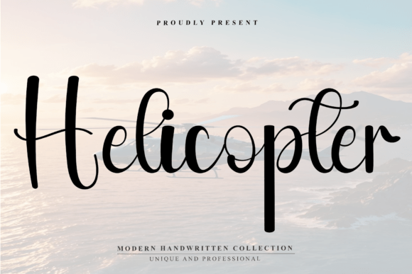 Helicopter Font: Elevating Editorial Design with Grace