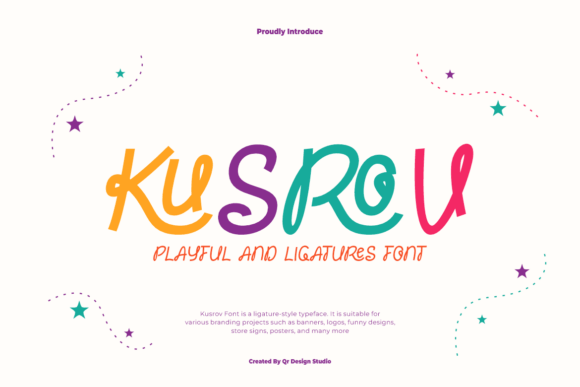 Kusrov Font: A Handwritten Typeface for Editorial Calm