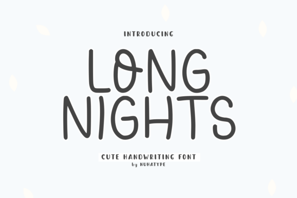 Long Nights Font: A Soft Script for Editorial Design