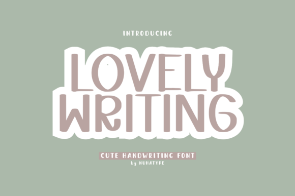 Lovely Writing: A Soft Handwritten Font for Brand Identity