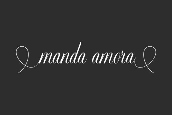 Manda Amora: The Perfect Handwritten Font for Makers