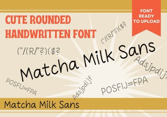 Matcha Milk Sans: A Friendly Typeface for Modern Editorial Design