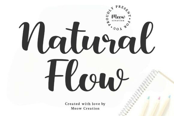 Natural Flow: A Handwritten Font for Makers