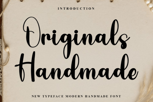 Originals Handmade: A Festive Typeface for Holiday Campaigns