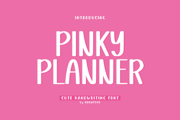 Pinky Planner: A Designer's Take on Modern Script Typography
