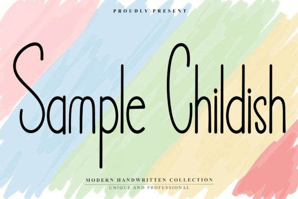 Sample Childish Typeface: Playful Font for Bold Campaigns