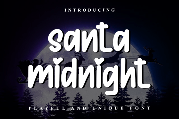 Santa Midnight Font Review for Modern Web Design