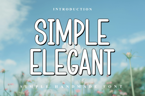 Simple Elegant: A Refined Script Typeface for Editorial Design