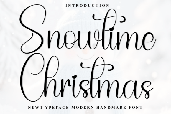 Snowtime Christmas Typeface: A Designer's Holiday Branding Story