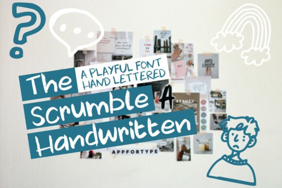 The Scrumble Handwritten: A Playful Typeface for Modern Layouts