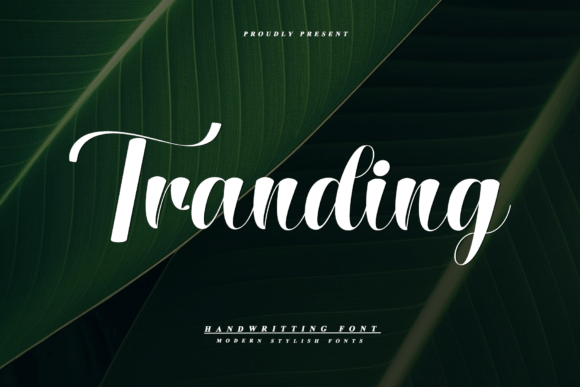 Tranding: The Handwritten Font That Elevates Your Brand