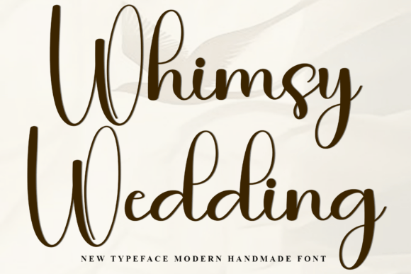 Whimsy Wedding: A Playful Typeface for Warm Brand Identities