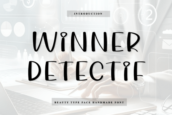 Winner Detectif: A Timeless Handwritten Font for Editorial Design