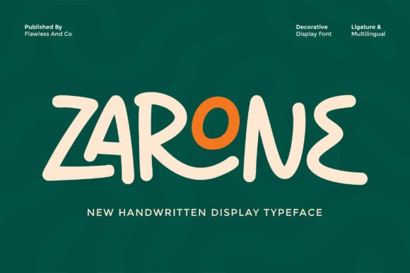 Zarone Font: The Handwritten Typeface for Bold Campaigns
